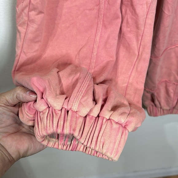 (W2) Oli & Hali mineral wash wide leg joggers, size M - Picture 3 of 13